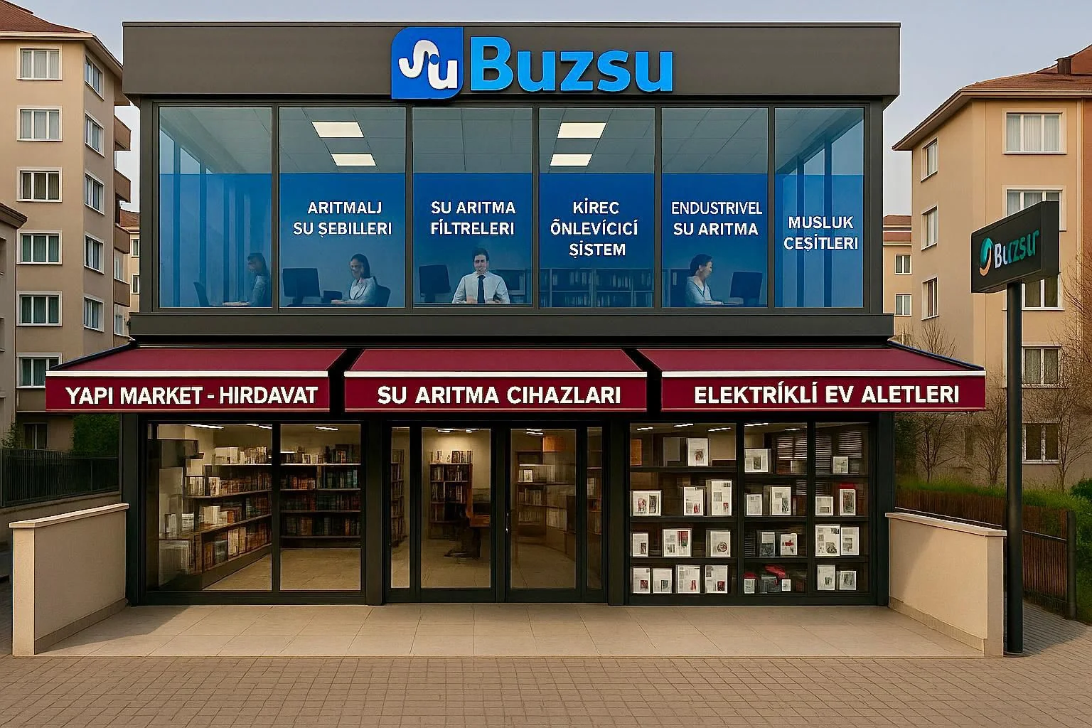 Buzsu su arıtma tesisi
